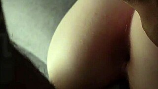 Snowbunny in glasses BENDS OVER for my BIG BLACK COCK, taking it deep in doggystyle while her hubby watches pt 2