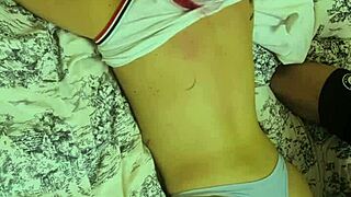my back massage turns to wand orgasms and deep fuck