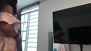 i creampie my colombian latina friend pov before work her pussy grips so tight