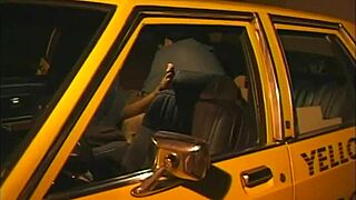 blonde cougar deepthroats cumshots in car before driver