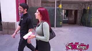 Hot student sofia santana interviews fucks to pay college studies bills