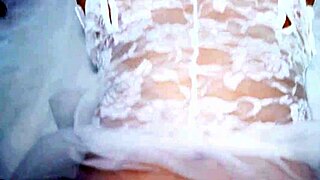 thai bride's pussy overflows with hot creampie after interracial pounding