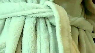 cute pigtail student gropes big tits and pussy post-shower ahegao frenzy.