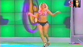 i'm lady lu stripping super positive brazilian tv vibe clothes ripping off slow
