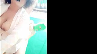 Old woman held by legs, can you take deeper tight vaginal pounding?