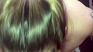 black lover bends blonde slut over, fucks doggystyle then facial cumshot on natural tits