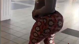 fat ass begs for licking in playful antics