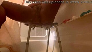 Watch her fingers plunge deep into that dripping wet pussy under the shower spray.