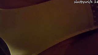 Panties Pulled Aside Mature Milf Skirt Up Pussy Exposed