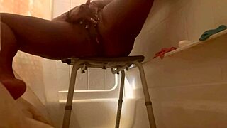 Watch her fingers plunge deep into that dripping wet pussy under the shower spray.