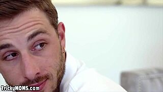 Long-legged blonde stepmom dives into taboo POV sex without hesitation