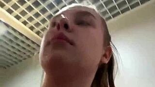 crazy amateurs fuck hardcore close-up teen ass pussy outdoors public locker room