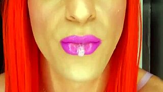 i crave sloppy spit play as femboy getting throat fucked hard
