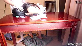 Stepdad interrupts my homework session with some family bonding time at home