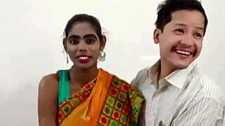 Kavita's first outdoor quickie with deepthroat and pussy creampie tease