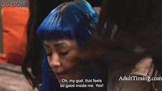 our hearts raced as 2 trans cocks filled jewelz blu zariah aura leilani li