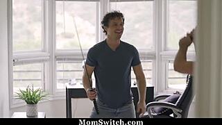 Stepmoms And Friends Show Stepsons Real Orgasmic Group Fun In Momswitch Orgy