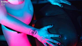 Femdom Goddess Worships Feet Licking Toes Socks