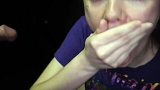 jesus christ sophia gets ten insane cumshots on face and tongue