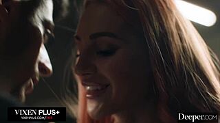 gorgeous 18+ redhead dragon rides client deep in nasty lesson fuck