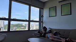 Babe slept sheetless, I fucked her hard without mercy