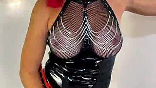 yo this big black strapon's ready to peg your tight hole hard huh?