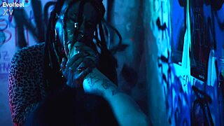 Femdom Goddess Worships Feet Licking Toes Socks