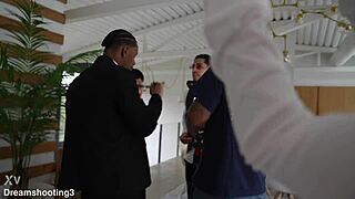 italiana gets revenge fucked hard by two friends in doggystyle and missionary