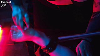 Femdom Goddess Worships Feet Licking Toes Socks