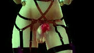 short hair futanari girl dances and drips in mm3077 cartoon music video