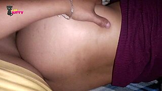 blonde colombian curvy girlfriend bends fat ass for homemade bed pounding