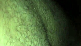 check out this amateur couple's intense homemade pounding session up close