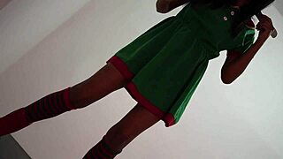 Brunette hides wild assplay fantasy urge