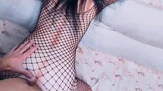 What if your wife in stockings craves rough pounding until her pussy drips wet?