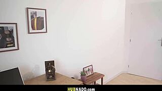 Why does masked big-tit blonde tempt stud's monster cock with her huge booty?