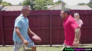 daughters spoil old stepdads post soccer familyorgasm orgy