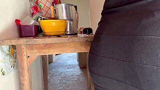 wanna cum watching maid's ass bounce in kitchen?