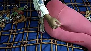desi indian student bends for teacher's intense anal doggystyle in class