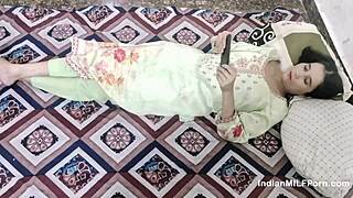 Teasing Indian Stepsister Watches Mobile Porn Before Stepbrother Pounds Her Hard Hindi Audio