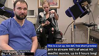 Blonde Patient Ava Siren Bent Over Doctor Fucks Doggystyle Cum Tramp Stamp Tattoo