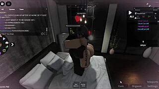 one more white bitch loses to massive black cock in roblox condo game