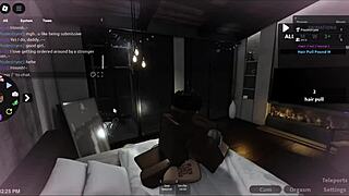 one more white bitch loses to massive black cock in roblox condo game