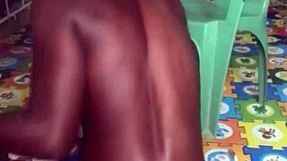 Crazy Bitch Twerks Naked Then Fucks Big Dildo Ass Pussy