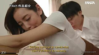 Mature Japanese Milf Kanna Misaki Eyes Only for Son