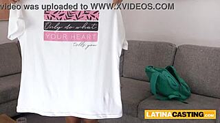 i can't believe how deep this petite colombian teen's ass takes monster cock with panties aside