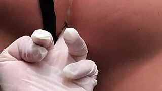 i teach my half-sister phone play while stuffing her with my huge cock sex toy