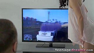 TEEN SLIDES ANAL COCK DEEP THEN RIDES FOR MOUTH JIZZ