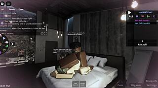 one more white bitch loses to massive black cock in roblox condo game