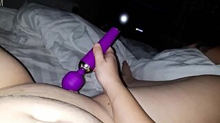 She couldn't resist pleasuring herself right beside her boyfriend