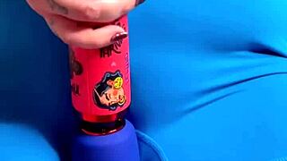 Post-Workout BBW Drips Cum from Juicy Pussy!